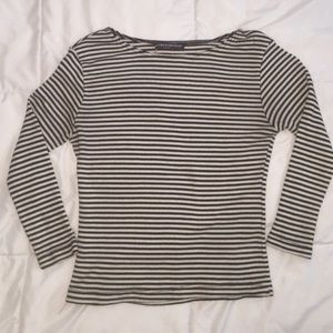 Brandy Melville 3/4 sleeve striped top!